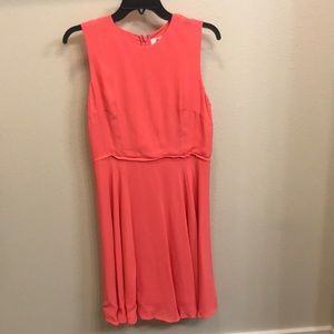 French connection peach/salmon dress size 8